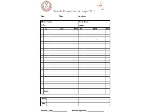 soccer sheets