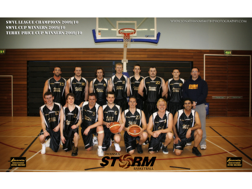 Swansea Storm Treble Winning Team