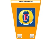 Fosters Burnley & District Golden Cue - Logo