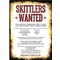 Skittlers Wanted - Poster - Download and print Skittlers Wanted - Poster - Download and print