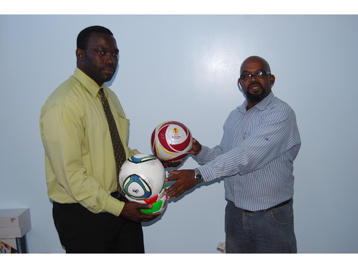 GFA donates footballs to Grenada Child Protection Authority
