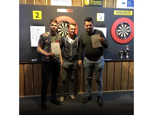 3e van de winnaarsronde: Geert Hemelrijk (l) en Marco Hoorn