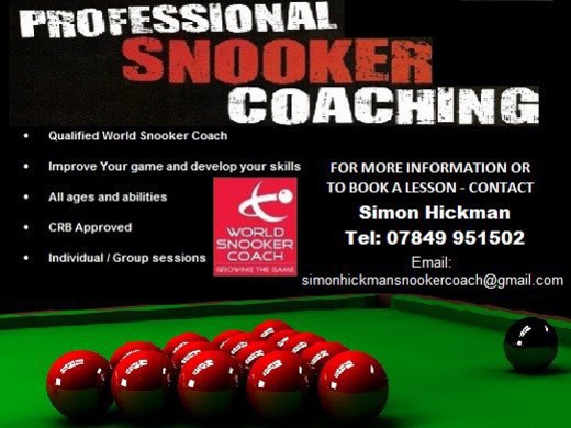 SIMON HICKMAN - SNOOKER COACH