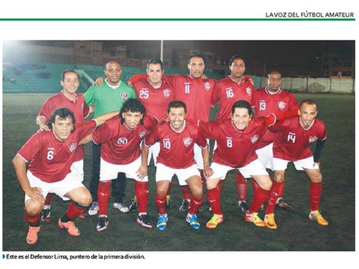 Defensor Lima al tope de la liguilla.