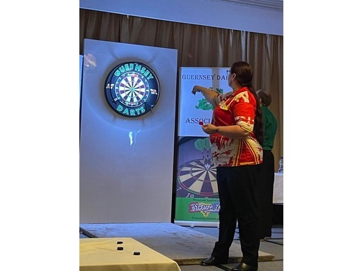Janine Halsall in action