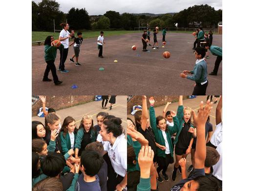 WBBL visit to local school