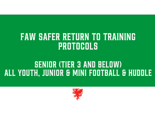 FAW announce phased return of football has entered Phase 2.