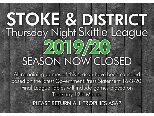 SEASON CLOSED