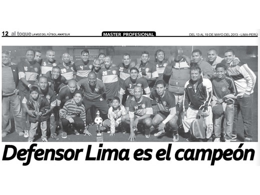 Defensor Lima campeón torneo de Verano 2013