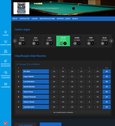 II Torneio Snooker TITO VITORINO