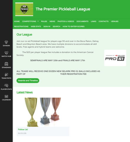 The Premier Pickleball League