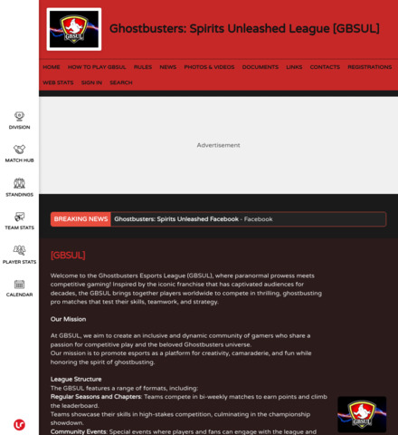 Ghostbusters: Spirits Unleashed League [GBSUL]