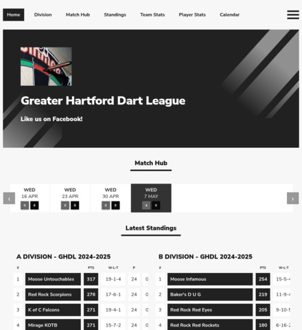 Greater Hartford Dart League