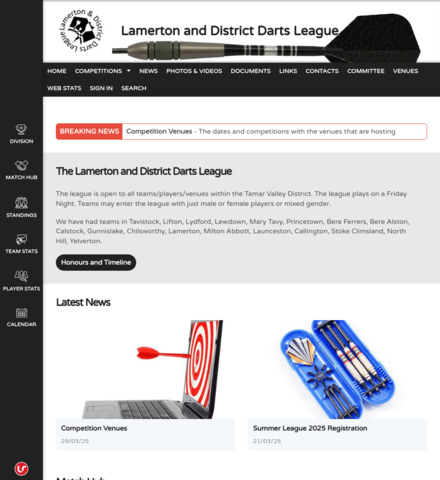 Lamerton and District Darts League