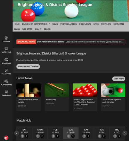 Brighton, Hove & District Snooker League