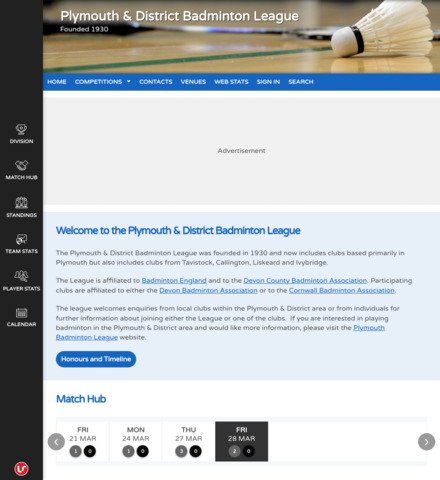 Plymouth & District Badminton League