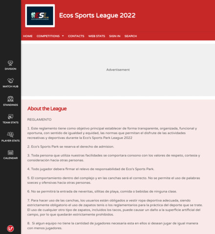 Ecos Sports League 2022