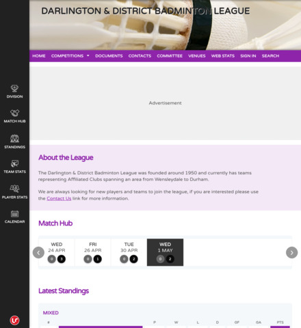 DARLINGTON & DISTRICT BADMINTON LEAGUE