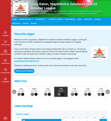 Long Eaton, Stapleford & Sandiacre District Snooker League