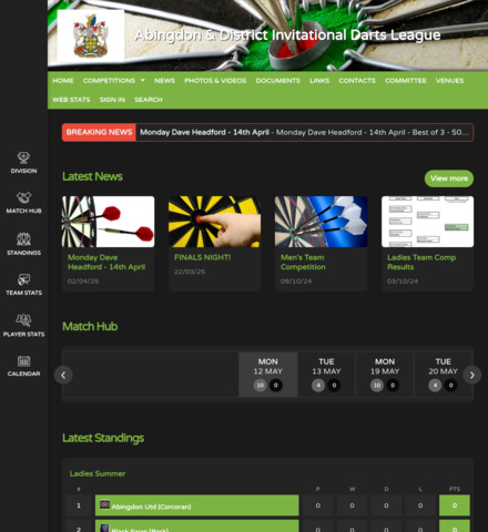 Abingdon & District Invitational Darts League