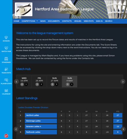 Hertford Area Badminton League