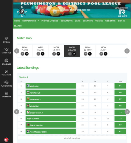 Plungington & District Pool League - imagem