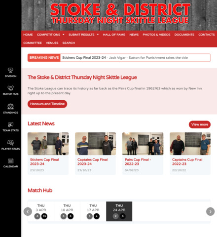 Stoke & District Thursday Night Skittle League