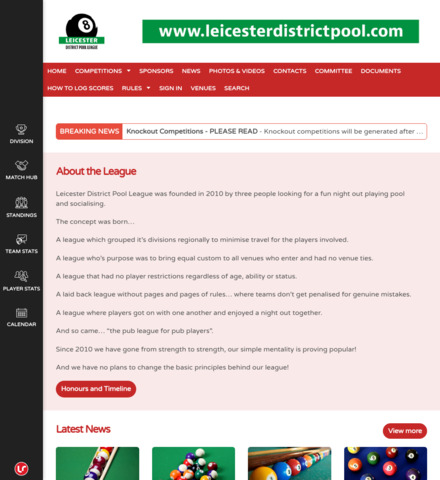 Leicester District Pool League