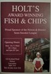 Holts Award Winning Fish & Chips